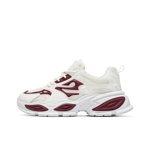 XINJIYUAN Дофаминовая одежда Все Сезон Мужская обувь Низкий Топ Толстая подошва Кроссовки Мужские