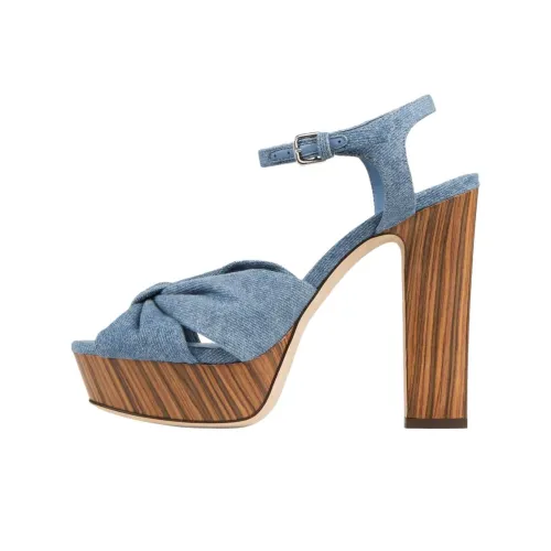 Jimmy Choo Heloise One Ремень Сандалии 12 см Женские Синие