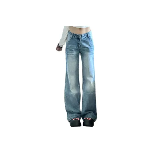 KULAIYA Blue Unisex Jeans KULAIYA Синий Унисекс Джинсы