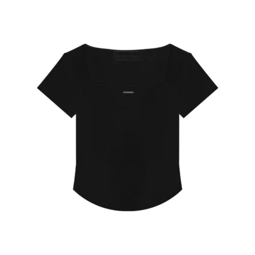 TREEMINGBIRD Черные Женские T-рубашки