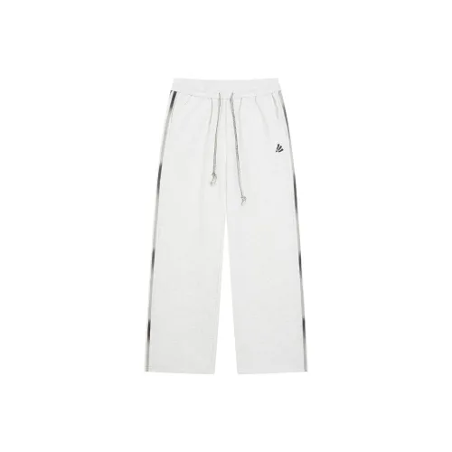 FUN Белый Унисекс Вязаные Спортивные Штаны