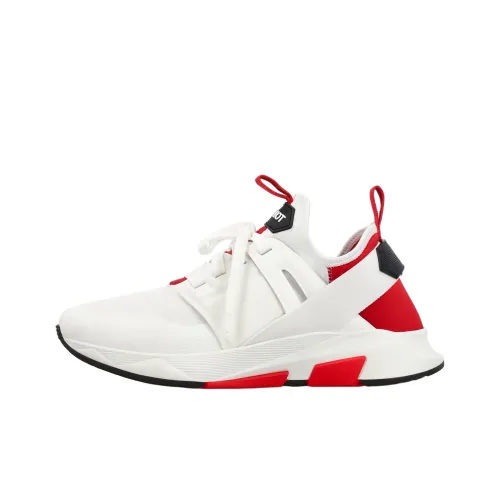 TF Low Топ Повседневная обувь Мужская Белый Красный