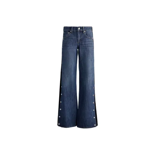 ALICE+OLIVIA Морские синие женские джинсы