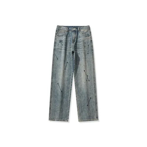 UKTK Синий Мужской Джинсы