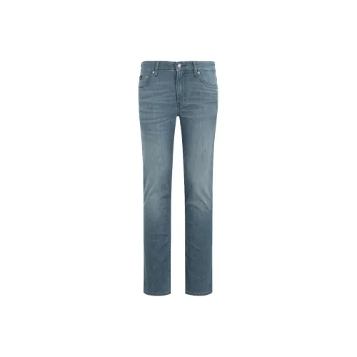 Calvin Klein Blue Men's Jeans Кальвин Кляйн Синий Мужской Джинсы