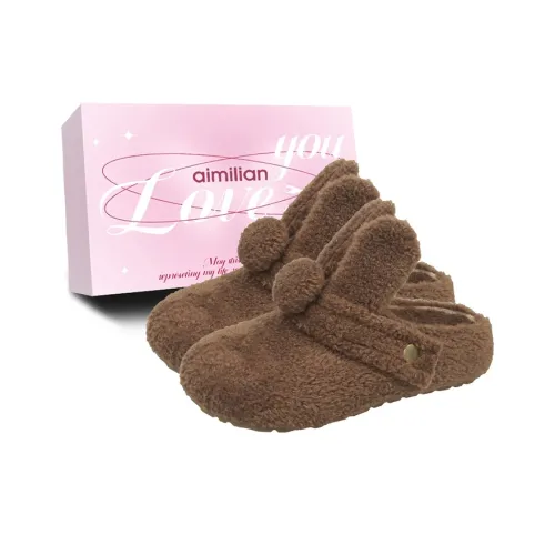 Aimilian Резиновая подошва Нет Особенный Эффект Домашние тапочки Женские