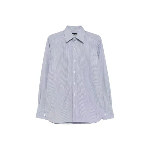 TOM FORD Темно-синие мужские рубашки