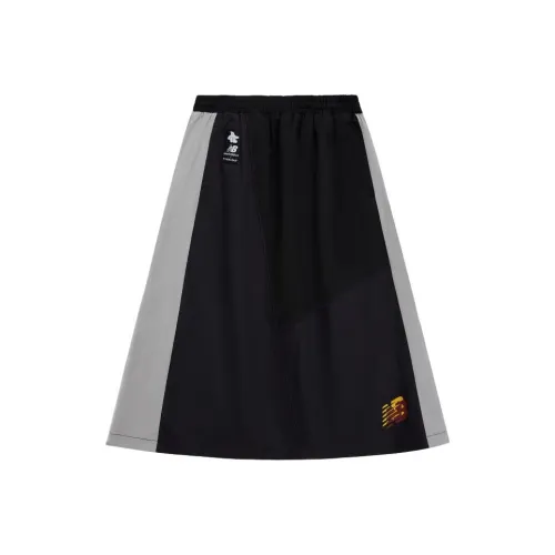 New Balance Tyakasha Collaboration Model Черный Женские Повседневные Длинные Юбки