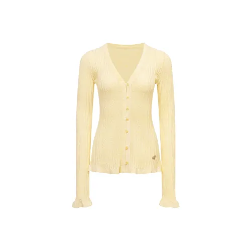 Ariseism Светло-желтый Женский Трикотаж