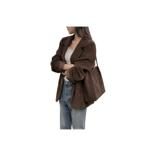 YICHEN Вельвет Feel Пальто Женское