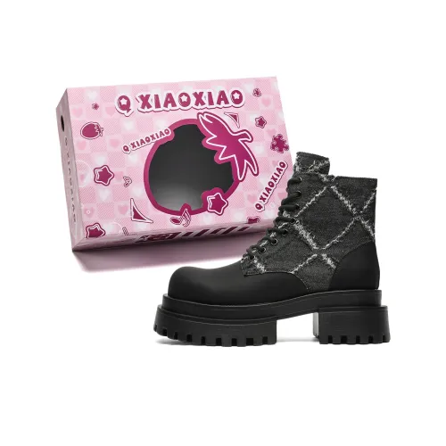 Circle Small Short MID Martin Boot Мужской Черный