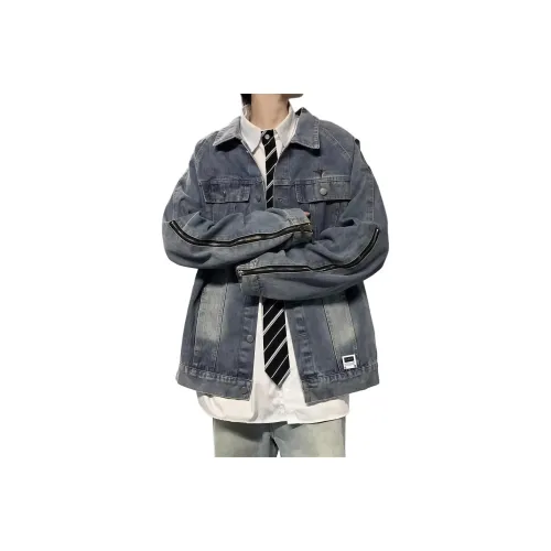 NEAR HERE Синий Унисекс Джинсовые куртки