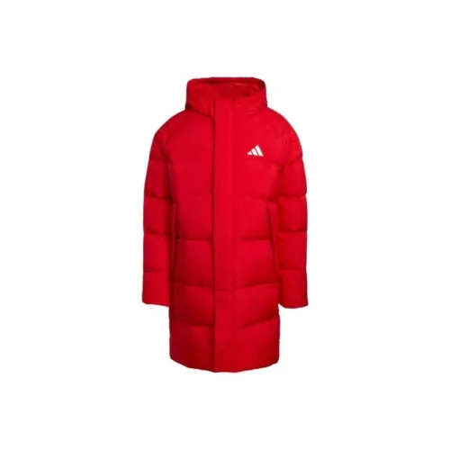 Adidas Светло-алый Мужской Пуховик