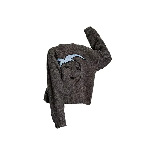 SNEIKLAU Серый Унисекс Трикотаж