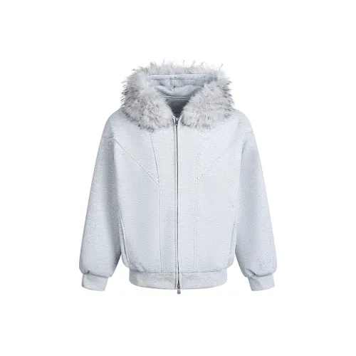 F426 Белый Фотиния Серый Унисекс Пуховики
