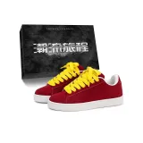 Белый, красный (желтые шнурки)