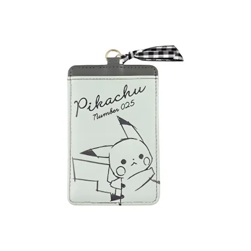 POKEMON Логотип Этикетка Держатель для карт Унисекс Белый