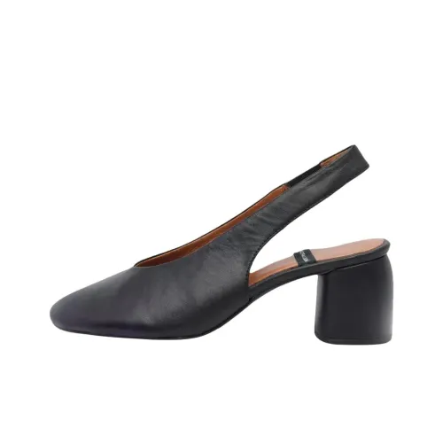 ANGEL ALARCON Грубый каблук Высокие каблуки 7 см Женские Черный