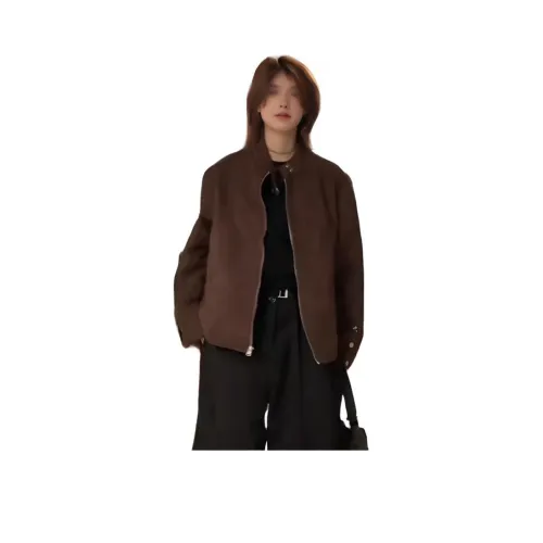 DARK HORSE Темно-коричневые унисекс куртки