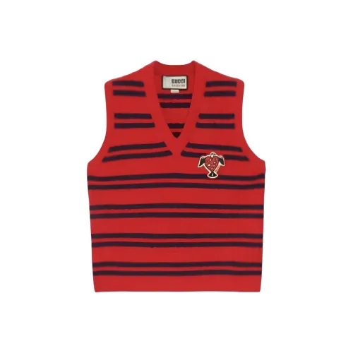 GUCCI X Harry styles Co Бренд Без рукавов Унисекс Красный