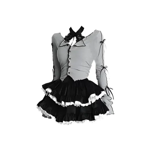 VKXOW Женские Комплекты с Юбкой