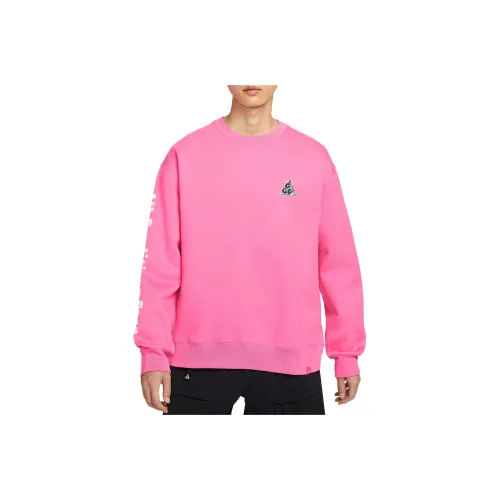 nike ACG Тонкий Фиолетовый Розовый Мужской Свитшот