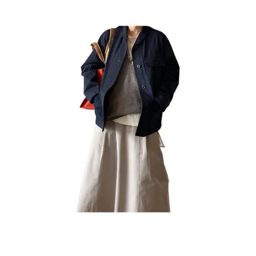 YICHEN Темно-синий женский куртки