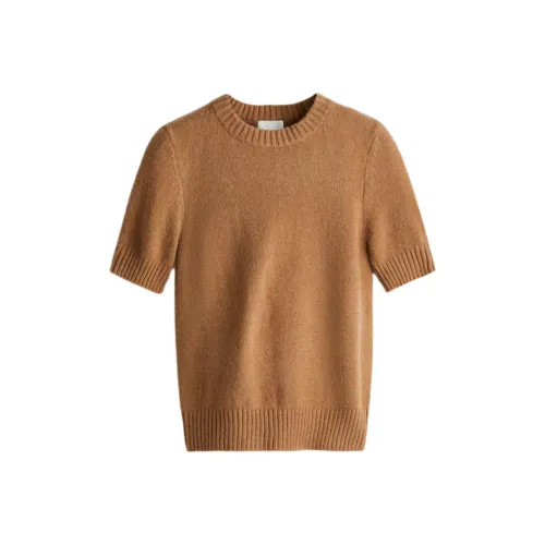 H M Темно-бежевые женские свитера