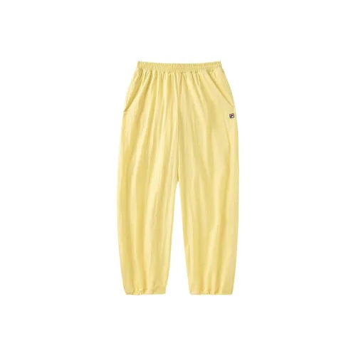 FILA Желтые Унисекс Повседневные Штаны