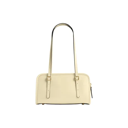 COACH SWINGOriginals Утонченная сумка из коровьей кожи средний размер женская лунный свет желтый