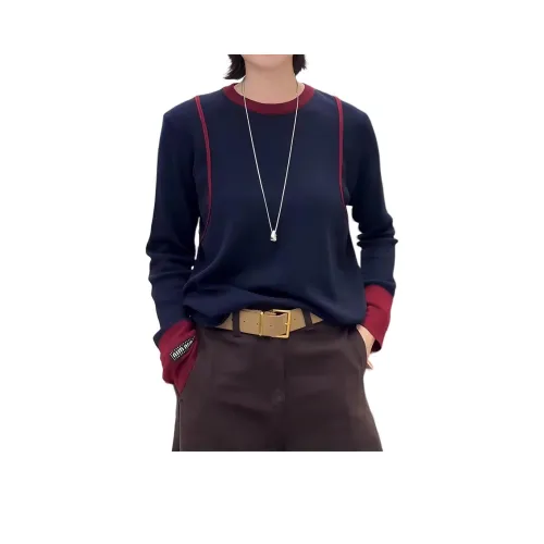 Mu Xiao Xin Темно-синий Бесплатно LANGQING Бренд Velcro Женские T-рубашки