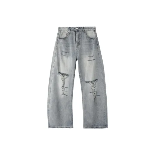 MOCHIN INRO Wash Blue Unisex Jeans MOCHIN INRO Wash Blue Унисекс Джинсы