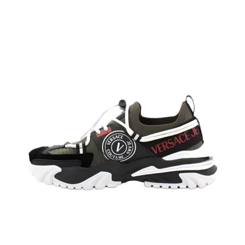 VERSACE JEANS Couture VERSACE Низкий Топ Повседневная Обувь Мужская Темно-Зеленая