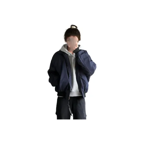 DARK HORSE Темно-синие унисекс куртки