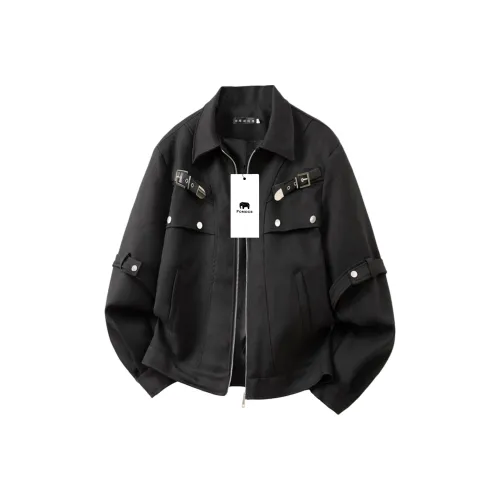 FOMOCE Черные Унисекс Куртки