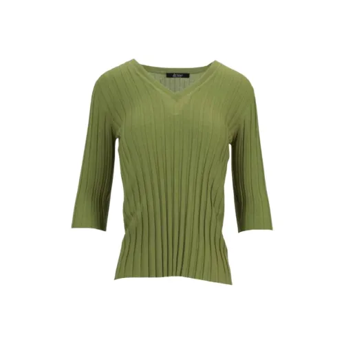 LA ROSEE Зеленый Женский Трикотаж