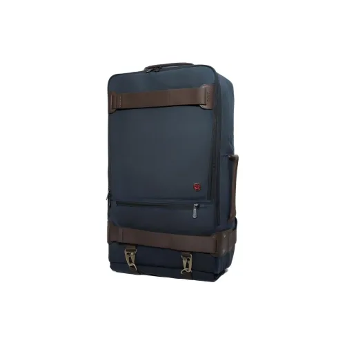 Manhattan Portage Парафин Обработанный Холст Рюкзак Унисекс Синий