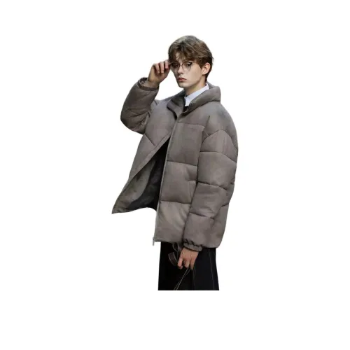 Tonlion Теплый серый мужской пуховик