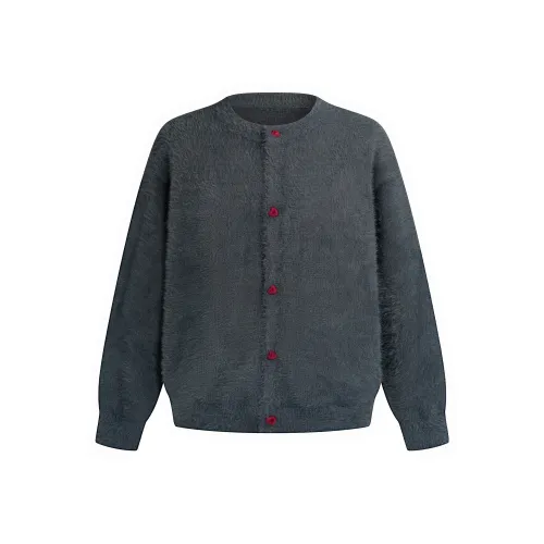 JFU Трикотажная ткань Кардиган Мужской