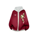 Бордовый-3D 3D Эффект Вышивка