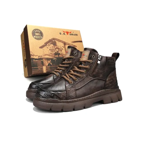 G.N.SHIJIA 9,5 см Мартин Ботинок 4,5 см Мужской