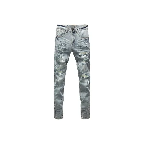 THINGYLAB Blue Men's Jeans THINGYLAB Синий Мужские Джинсы