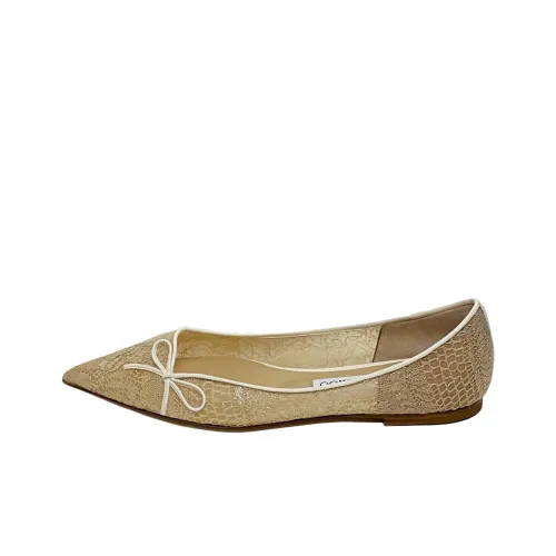 Jimmy Choo Женские повседневные туфли цвет сливочный