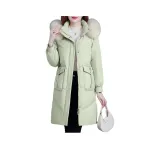 Авокадо зеленый (белый лисий мех)