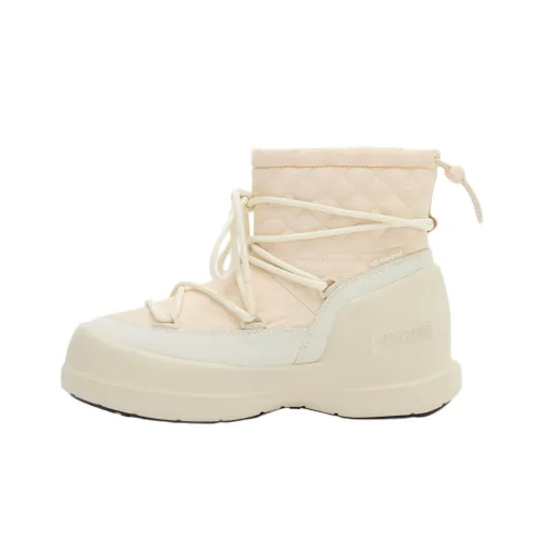 MOON BOOT Mezzaluna Короткие Сноубутсы Женские Кремовые
