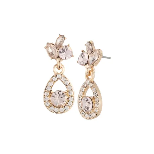 Givenchy Кристальные серьги унисекс золото