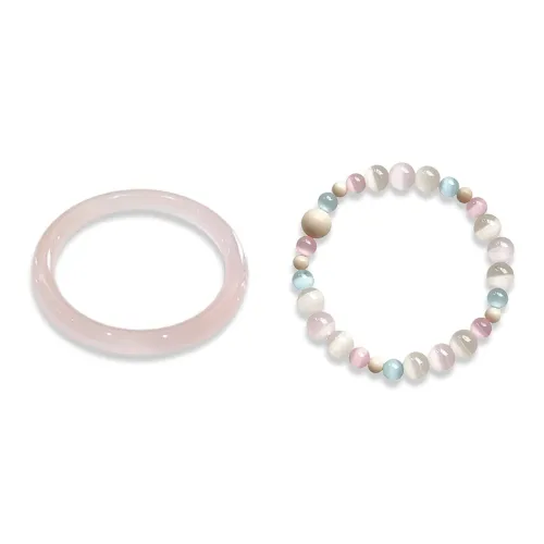 YOASOBI Цветное стекло Нефрит Браслеты Женские