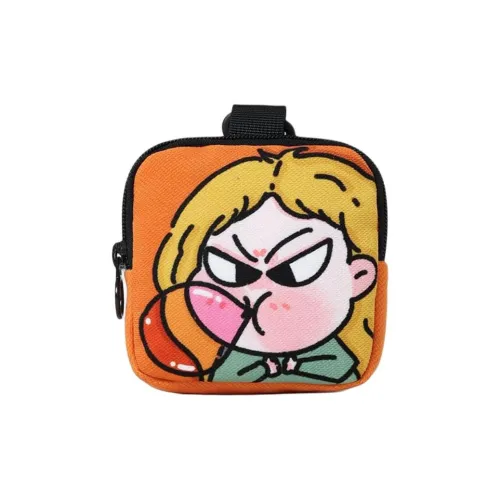 NEARAY MCC Коллаборация Саржа Технология Ткань Монета Кошелек Маленький Женский Апельсин Желтый