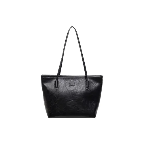 RIVMIND ПУ (полиуретан) Сумка через плечо Tote Стандартная Женская Черный Кофейный Коричневый