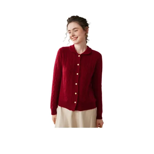 H YXIANG Кашемир Свитер Женские